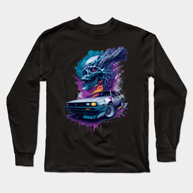 Summer Art DMC DeLorean Long Sleeve T-Shirt by Shop Goods